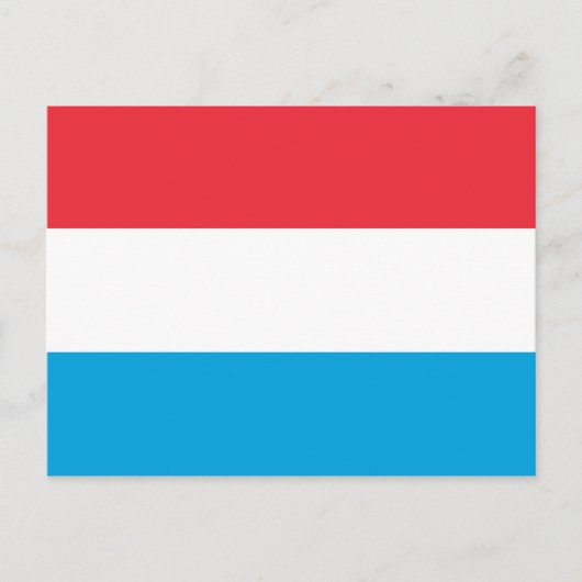Carte Postale Drapeau du Luxembourg (Devant)