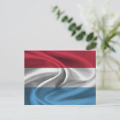 Carte Postale Drapeau du Luxembourg (Debout devant)