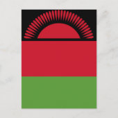 Carte Postale drapeau du Malawi (Devant)