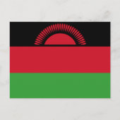 Carte Postale Drapeau du Malawi (Devant)