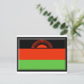 Carte Postale Drapeau du Malawi (Debout devant)