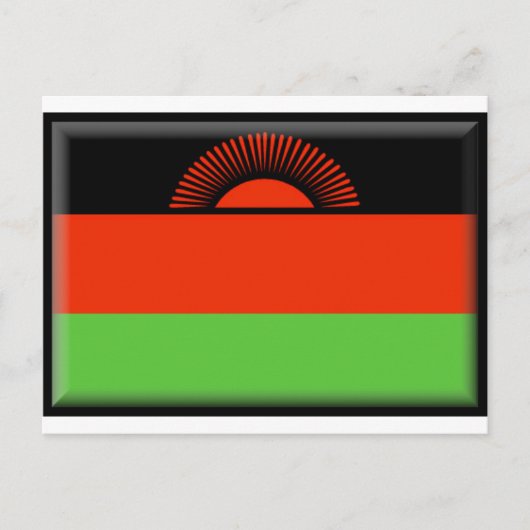 Carte Postale Drapeau du Malawi (Devant)