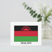 Carte Postale Drapeau du Malawi (Debout devant)