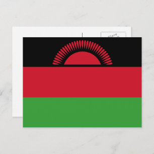 Carte Postale Drapeau du Malawi