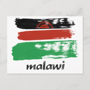 Carte Postale Drapeau du Malawi