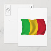 Carte Postale Drapeau du Mali (Devant / Derrière)