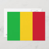 Carte Postale Drapeau du Mali (Devant / Derrière)