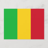 Carte Postale Drapeau du Mali (Devant)