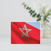 Carte Postale drapeau du maroc (Debout devant)