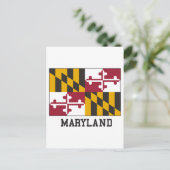 Carte Postale Drapeau du Maryland (Debout devant)