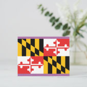 Carte Postale Drapeau du Maryland (Debout devant)