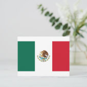 Carte Postale Drapeau du Mexique (Debout devant)
