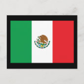 Carte Postale Drapeau du Mexique (Devant)