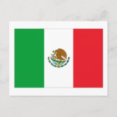 Carte Postale Drapeau du Mexique (Devant)