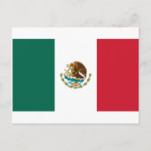 Carte Postale Drapeau du Mexique (Devant)