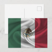 Carte Postale Drapeau du Mexique (Devant / Derrière)