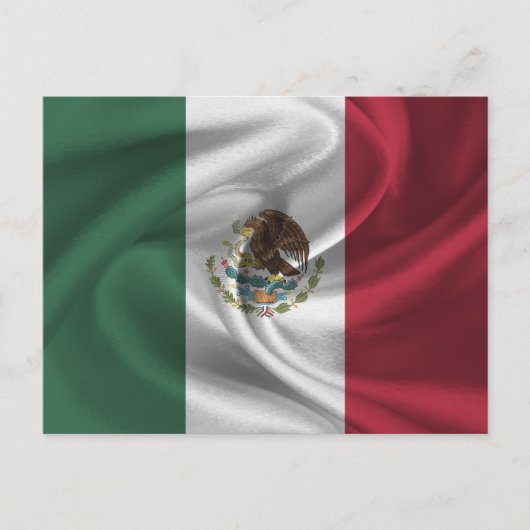 Carte Postale Drapeau du Mexique (Devant)