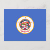 Carte Postale Drapeau du Minnesota, Drapeau du Minnesota (Devant)