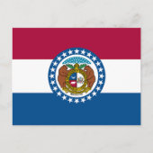Carte Postale Drapeau du Missouri (Devant)