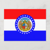 Carte Postale Drapeau du Missouri (Devant)