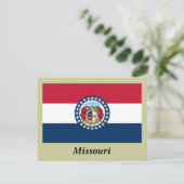 Carte Postale Drapeau du Missouri (Debout devant)