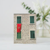 Carte Postale Drapeau du Monténégro (Debout devant)