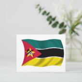 Carte Postale Drapeau du Mozambique (Debout devant)
