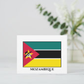 Carte Postale Drapeau du Mozambique (Debout devant)