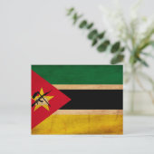 Carte Postale Drapeau du Mozambique (Debout devant)
