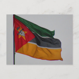 Carte Postale drapeau du Mozambique