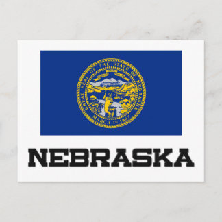 Carte Postale Drapeau du Nebraska