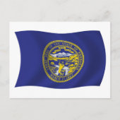 Carte postale drapeau du Nebraska (Devant)