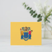 Carte Postale Drapeau du New Jersey (Debout devant)