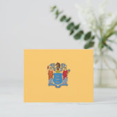 Carte Postale Drapeau du New Jersey (Debout devant)