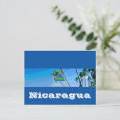 Carte Postale Drapeau du Nicaragua (Debout devant)