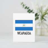 Carte Postale Drapeau du Nicaragua (Debout devant)