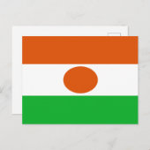 Carte Postale Drapeau du Niger (Devant / Derrière)