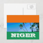 Carte Postale Drapeau du Niger (Devant / Derrière)