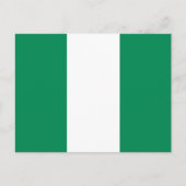 Carte Postale Drapeau du Nigéria (Devant)