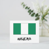 Carte Postale Drapeau du Nigéria (Debout devant)