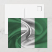 Carte Postale Drapeau du Nigéria (Devant / Derrière)