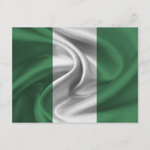 Carte Postale Drapeau du Nigéria