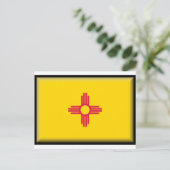 Carte Postale Drapeau du Nouveau-Mexique (Debout devant)