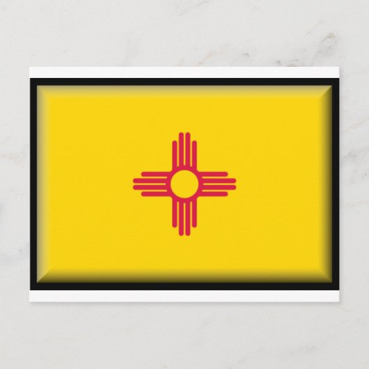 Carte Postale Drapeau du Nouveau-Mexique (Devant)