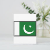 Carte Postale Drapeau du Pakistan (Debout devant)