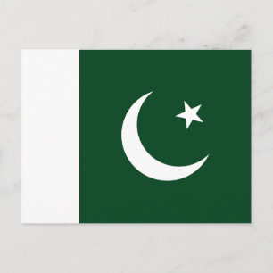 Carte Postale Drapeau du Pakistan