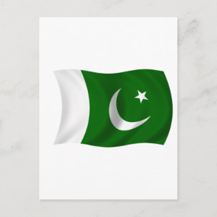 Carte Postale Drapeau du Pakistan