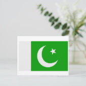 Carte Postale Drapeau du Pakistan (Debout devant)