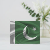 Carte Postale Drapeau du Pakistan (Debout devant)