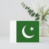Carte Postale Drapeau du Pakistan (Debout devant)